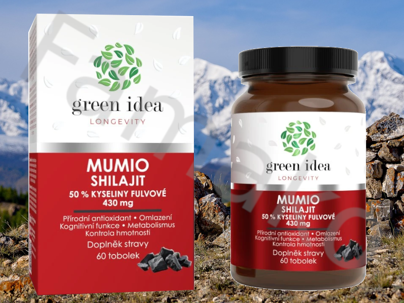 Mumio - Shilajit - tobolky 60 ks - 50 % KYSELINY FULVOVÉ