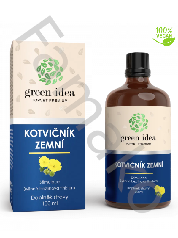 Kotvičník zemní - bezlihová tinktura 100 ml