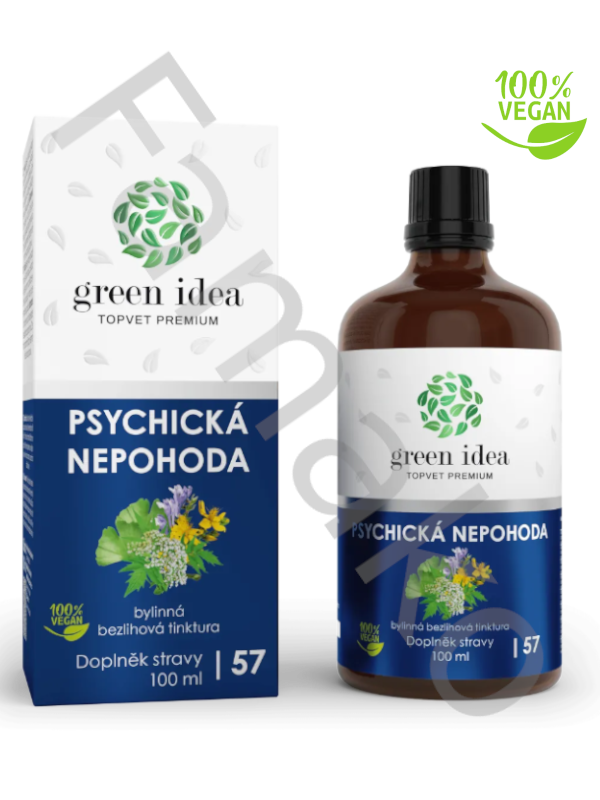Psychická nepohoda - bezlihová tinktura 100 ml