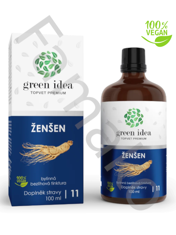 Ženšen - bezlihová tinktura 100 ml