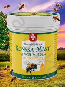 Koňská mast se včelím jedem 150 ml
