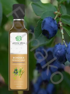 Borůvka sirup - Třtinový