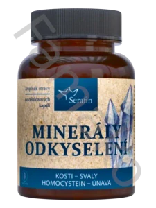 MINERÁLY - ODKYSELENÍ - kosti - svaly - homocystein - únava - 90 tobolek