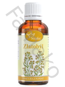Zlatobýl – tinktura z pupenů