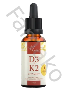 D3 + K2 Vitamíny – kapky - 30 ml