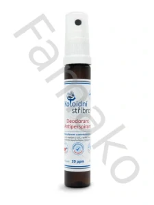 Deodorant, Antiperspirant - koloidní stříbro - sprej 25 ml  20 ppm