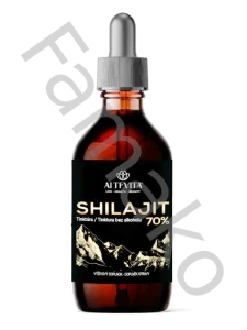  Shilajit - mumio Tinktura bez alkoholu 70%  - 100ml - Himálajské výšiny Nepál