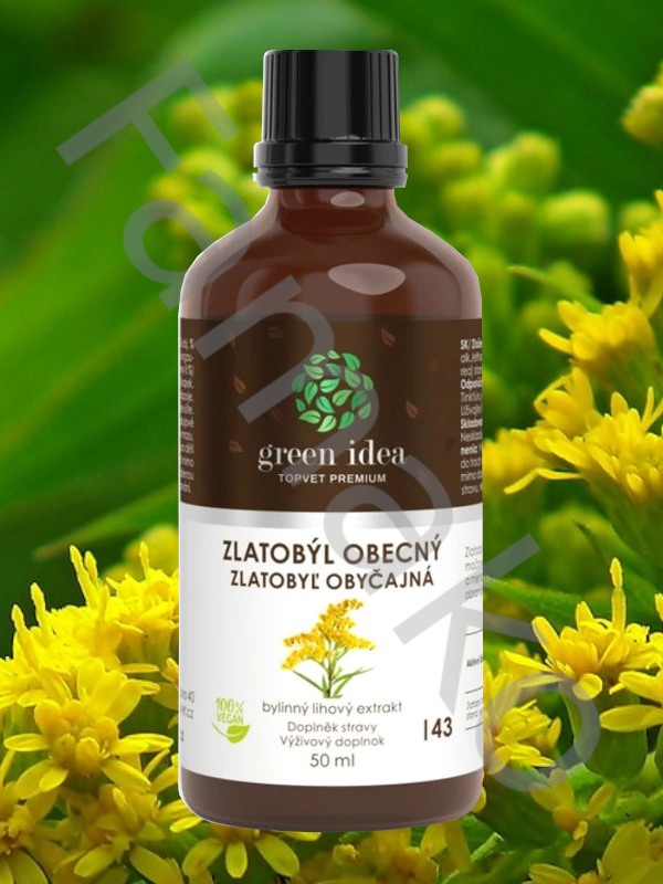 Zlatobýl obecný tinktura - kapky 50 ml