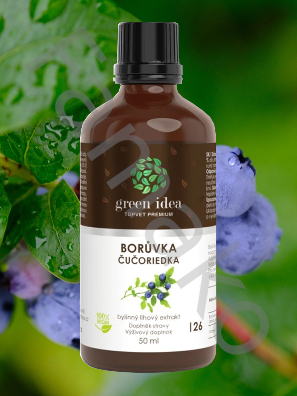 Borůvka tinktura - kapky 50 ml