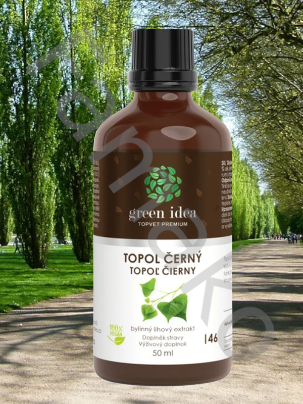 Topol černý tinktura - kapky 50 ml