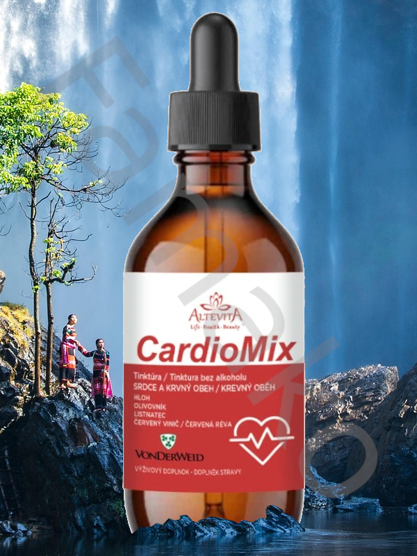 CardioMix – směs funkčních bylinných tinktur bez alkoholu 100ml 