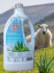 Lanolin gel s Aloe vera - 1,5 l