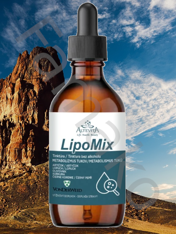 LipoMix – směs funkčních bylinných tinktur bez alkoholu 100ml 