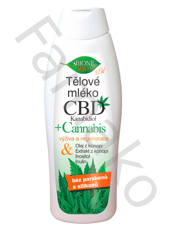 Tělové mléko CBD Kanabidiol 500 ml