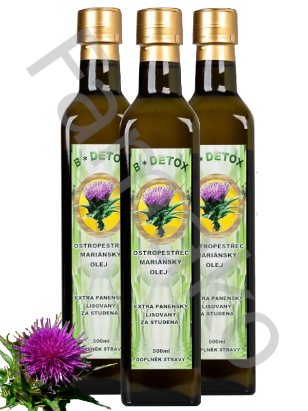  Extra panenský olej z Ostropestřce mariánského 500 ml 