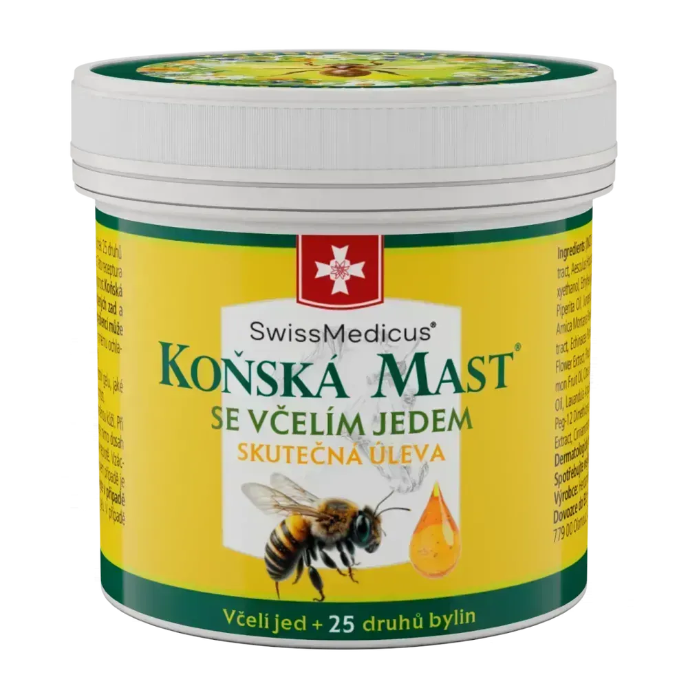 Koňská mast se včelím jedem 150 ml