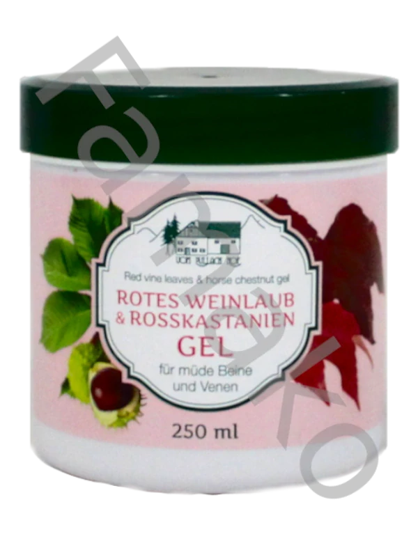 GEL Z LISTU ČERVENÉ RÉVY A KAŠTANU KOŇSKÉHO 250ml