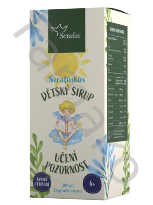 DĚTSKÝ SIRUP - UČENÍ, POZORNOST - 200 ml