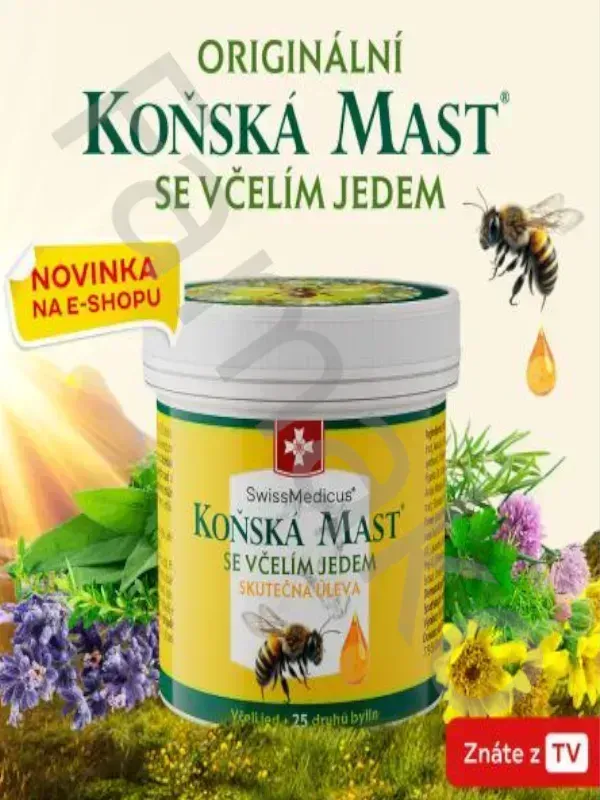 Koňská mast se včelím jedem 150 ml